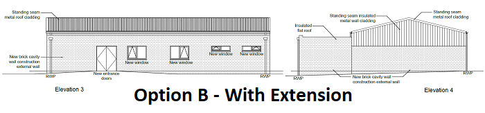 Option B - With Extension